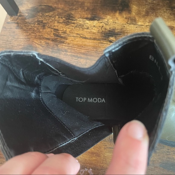 Top Moda Army Green Boots - Size 8 - Picture 6 of 6